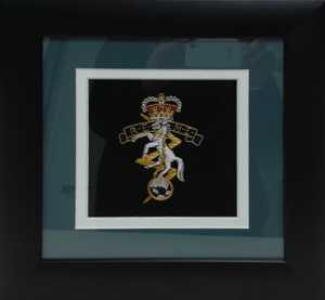 Hand embroidered badge