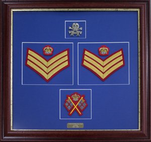 A 17/21 Lancers collection in a traditional wormhole frame